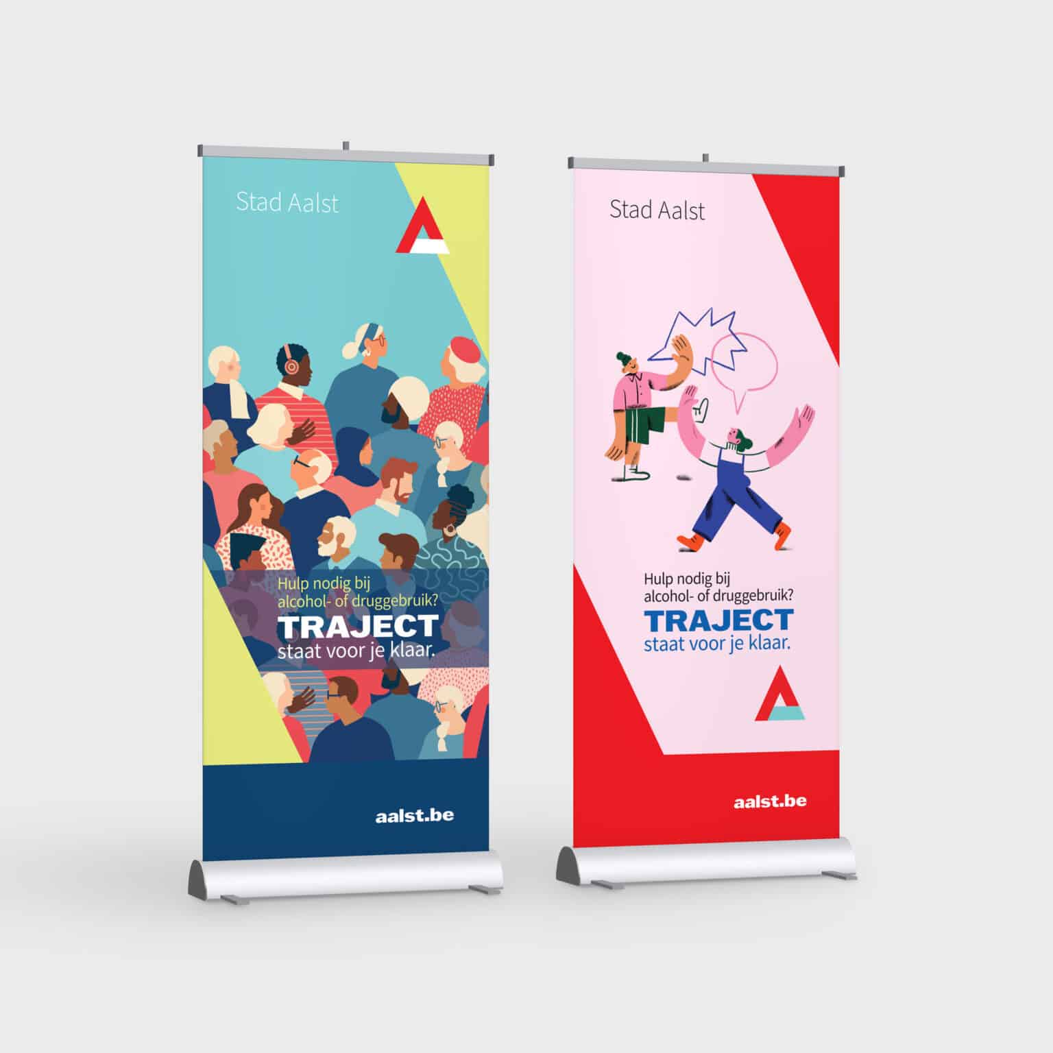 ontwerp rollup banner aalst