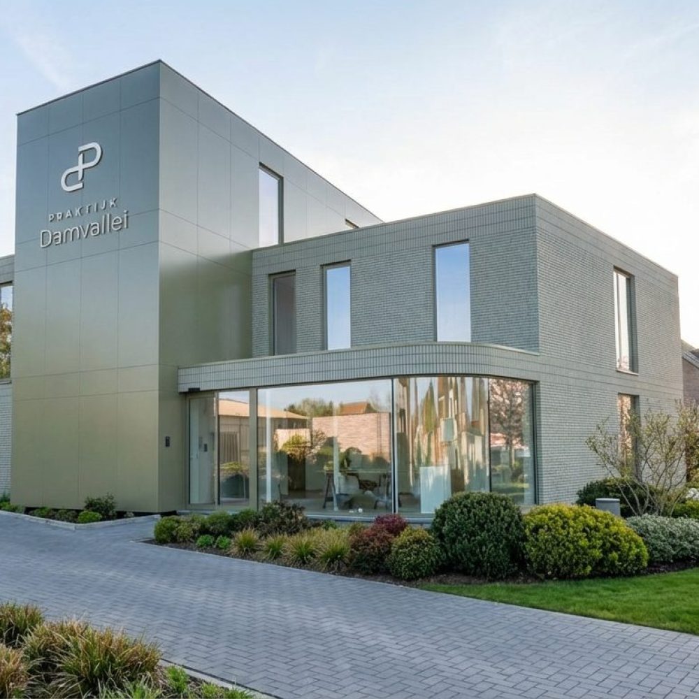 gevel bekleding groot logo